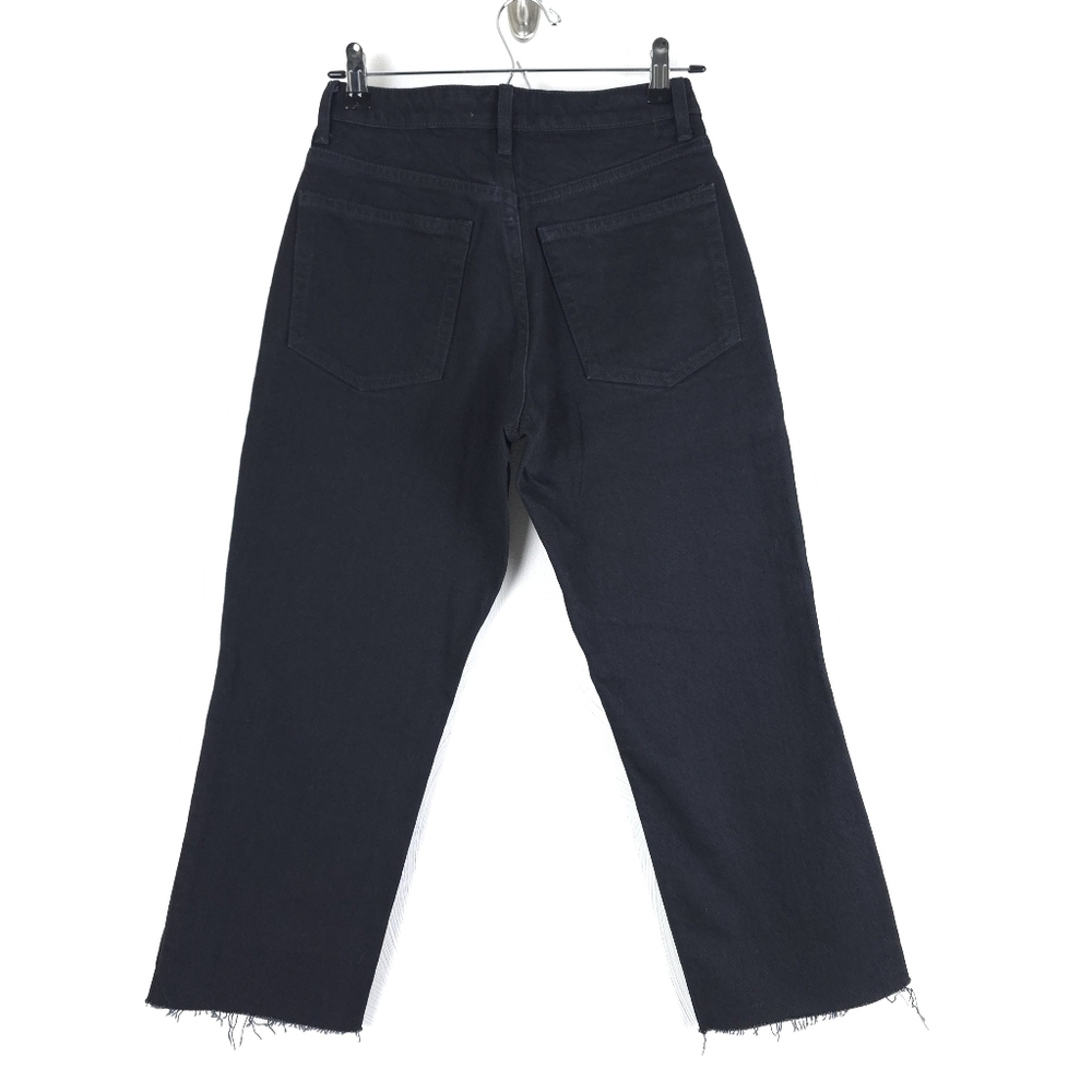 Topshop Petite high waist raw hem straight cropped size 28 - Picture 2 of 11